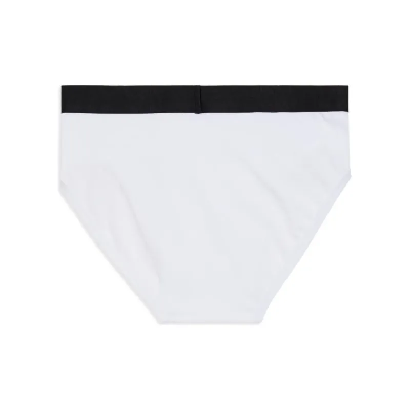 Balenciaga Racer Logo Waistband Briefs 'White'-1