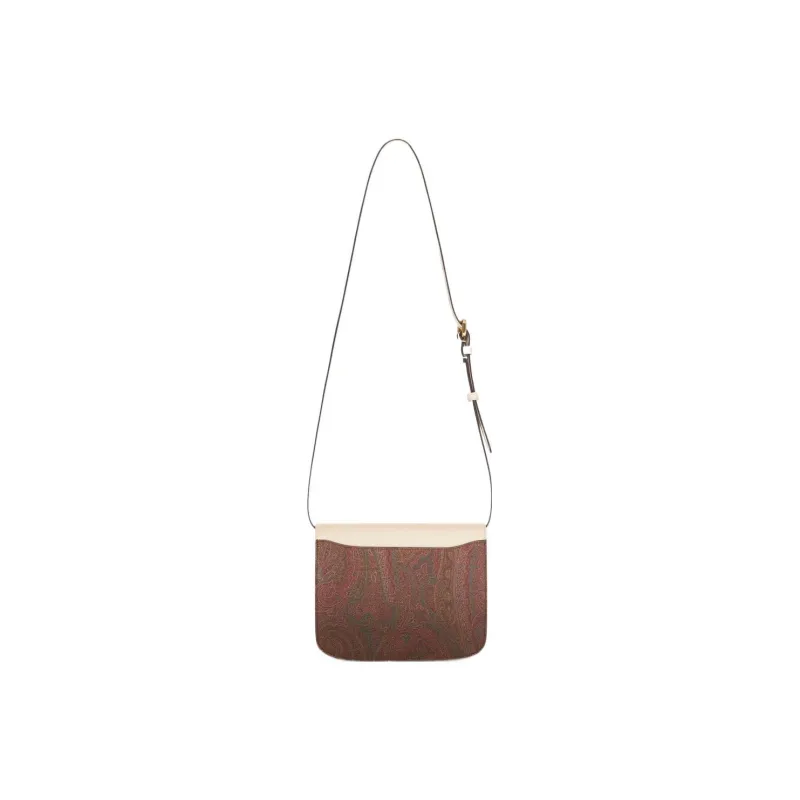 ETRO Cotton And Polyester Blend Shoulder Bag Crossbody Bag Large Size Women's Beige-3