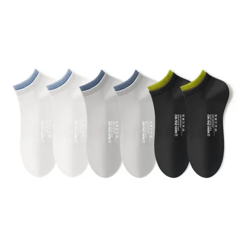 B&C.Room Ankle Socks Spring Summer Men's 6 Pack