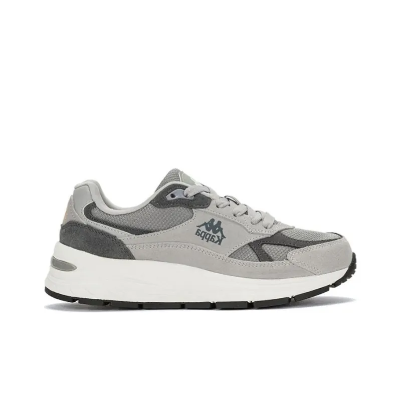 Kappa Cushioning Wear Resistant Low Top Casual Shoes Unisex Gray-1