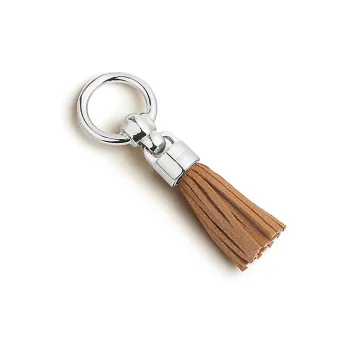 HERMES Silk Scarf Clip Unisex Brown