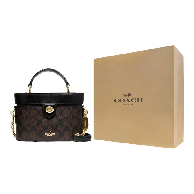 COACH Kay 20 Crossbody Bag Small Brown/Black-10
