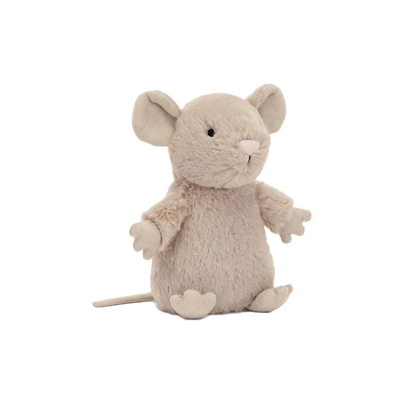 JELLYCAT Forest Animal Collection Nipper Mouse Dolls Plush Doll 13cm Height-0