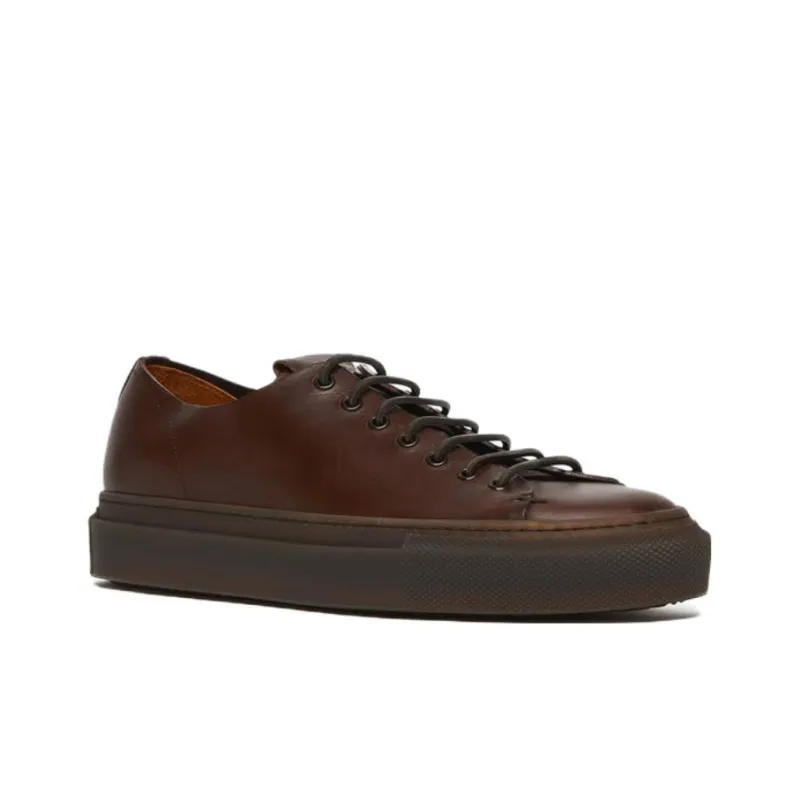 BUTTERO Low-Top Skateboard Shoes Men's Brown-1