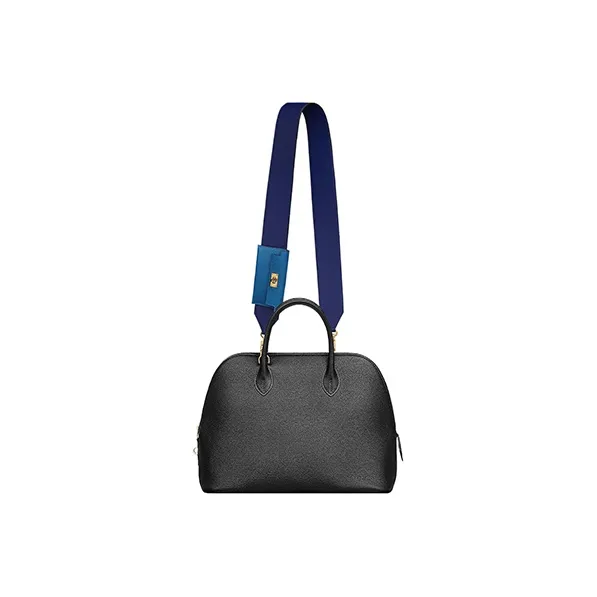 HERMES Kelly Pocket Swift With Epsom Calfskin Bag Straps Women's Sapphire Blue/French Blue-1