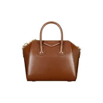 GIVENCHY Antigona Cow Leather Shoulder Bag Crossbody Bag Handbag Mini Women's Walnut Brown