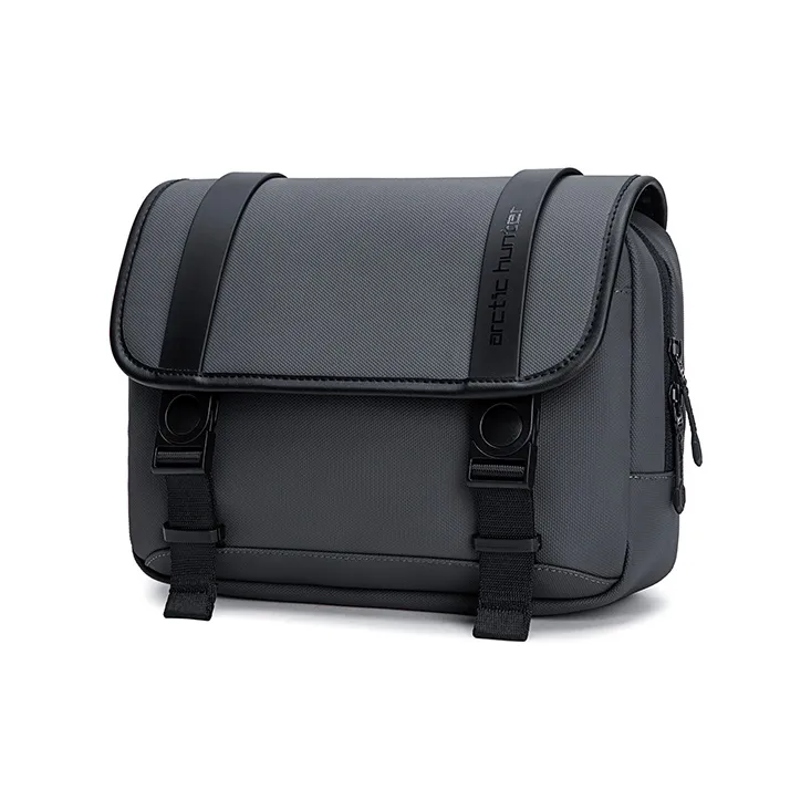 ARCTIC HUNTER Polyester One Shoulder Crossbody Camera Bag Camera Bag Small Size Unisex Black/Gray-5