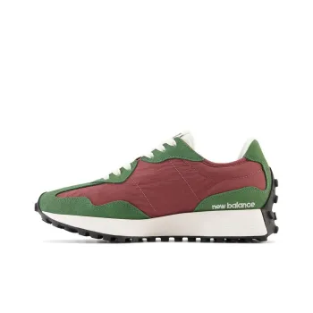 New Balance 327 Dark Green Red Women's