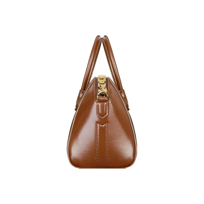 GIVENCHY Antigona Cow Leather Shoulder Bag Crossbody Bag Handbag Mini Women's Walnut Brown-1