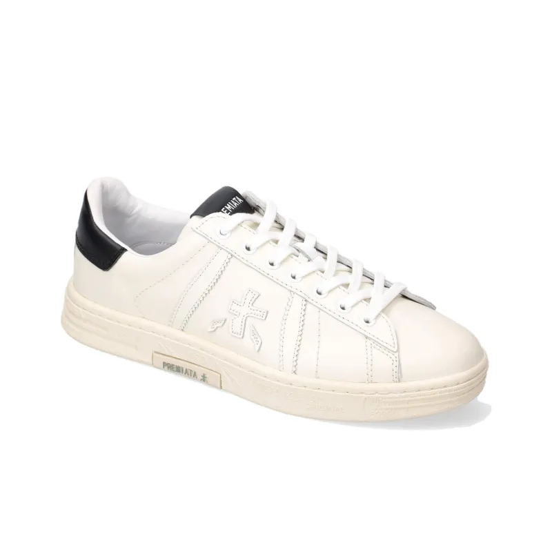 PREMIATA Russel Low-Top Skateboard Shoes 3cm Men's White-2