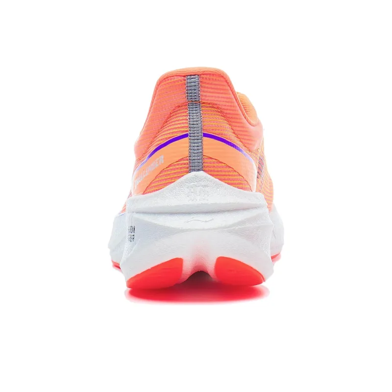 LiNing Feidian 3 Challenger Cushioning Wear-Resistant Low-Top Running Shoes Women's Standard White/Fluorescent Pink-5