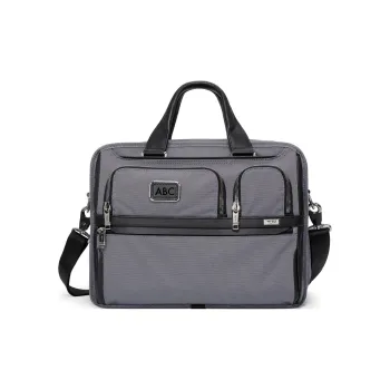 TUMI Fabric Handbag Shoulder Bag Crossbody Bag Briefcases Regular Men's Gray