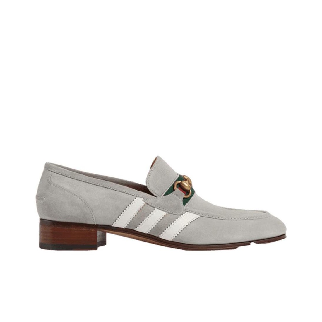 GUCCI Adidas X GUCCI Loafer 'Grey Suede' - POIZON