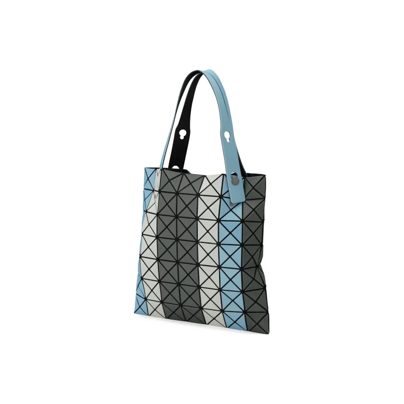 ISSEY MIYAKE PRISM STRIPE Polyvinyl Chloride Resin Tote Bag Handbag Regular Women's Turquoise-1