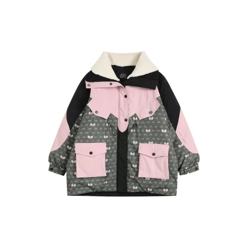 ELF SACK Down Jackets Women's Gray Pink