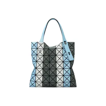 ISSEY MIYAKE PRISM STRIPE Polyvinyl Chloride Resin Tote Bag Handbag Regular Women's Turquoise