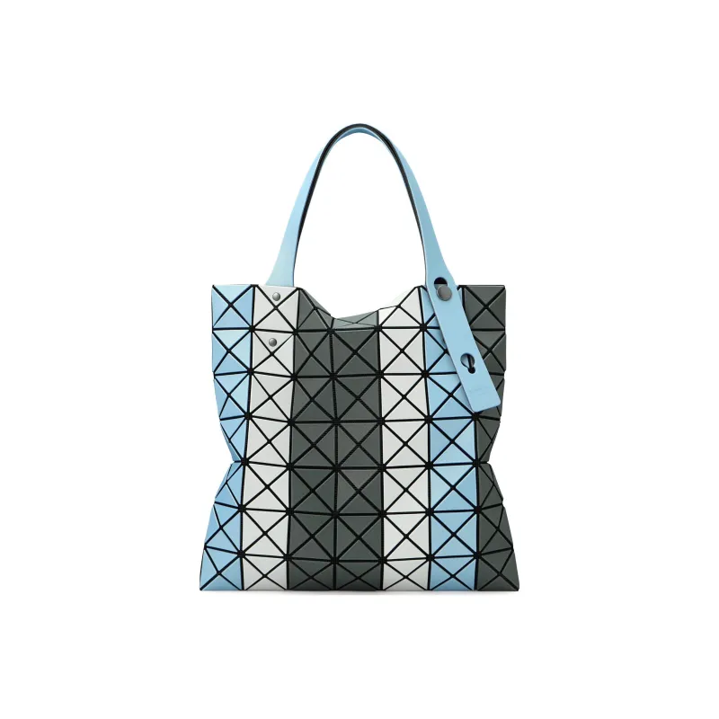 ISSEY MIYAKE PRISM STRIPE Polyvinyl Chloride Resin Tote Bag Handbag Regular Women's Turquoise-0