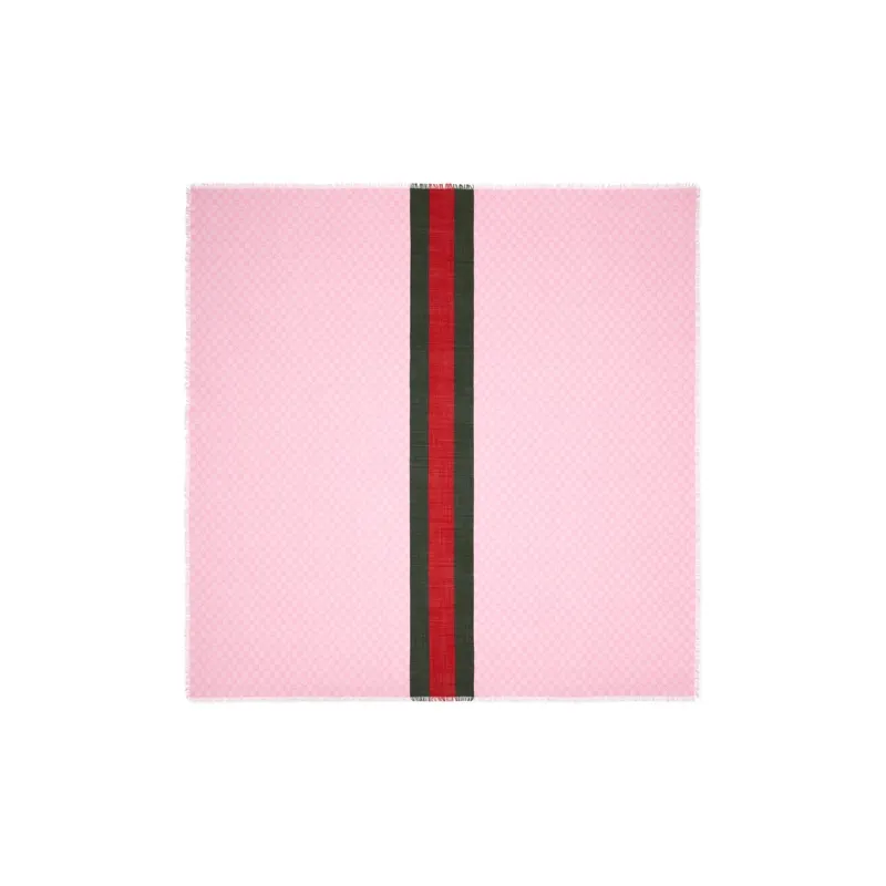 GUCCI Web stripe Wool Scarf-0