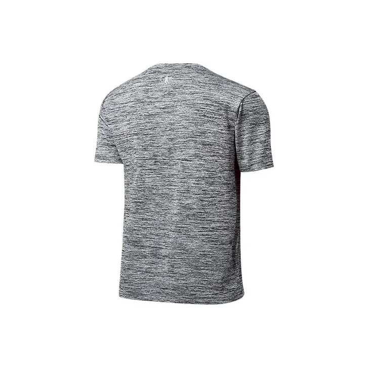 QIAODAN T Shirts Men Medium Gray Heather-1