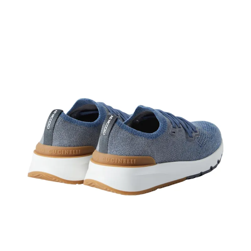 Brunello Cucinelli Knitted Low Top Sneakers-3