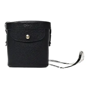 LONGCHAMP Cow Leather Bucket Bag, Shoulder Bag, Crossbody Bag Mini Women's Black
