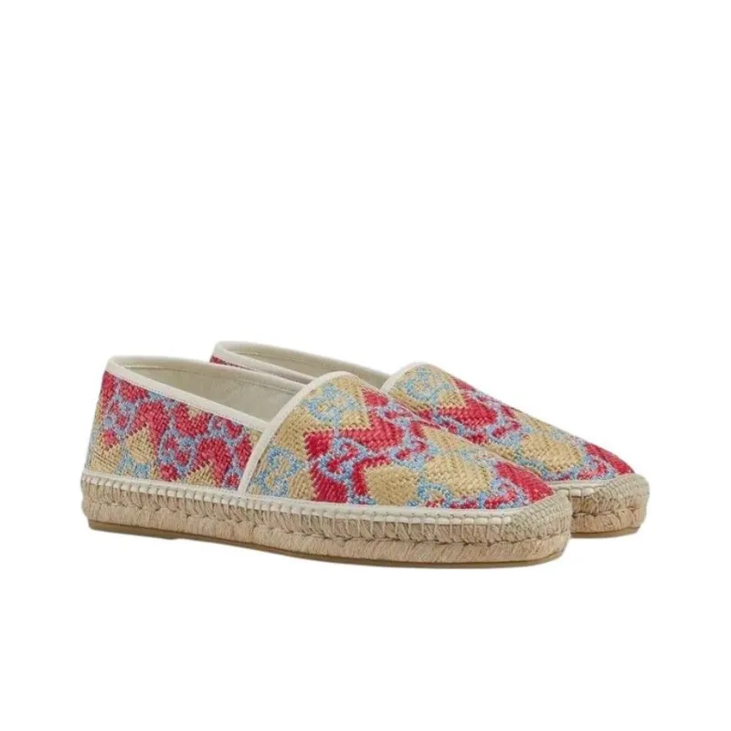 GUCCI Double G Casual Shoes Men's Beige Red-3