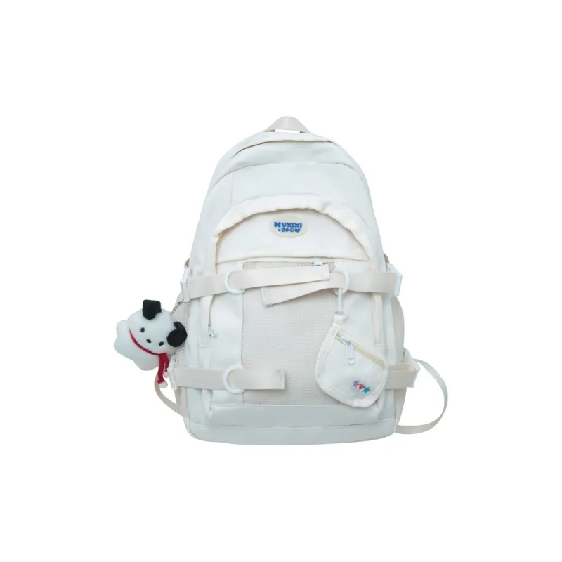 NOMK Nylon Backpack Large Size Unisex Blue-6