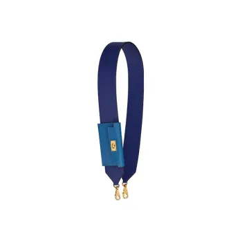 HERMES Kelly Pocket Swift With Epsom Calfskin Bag Straps Women's Sapphire Blue/French Blue
