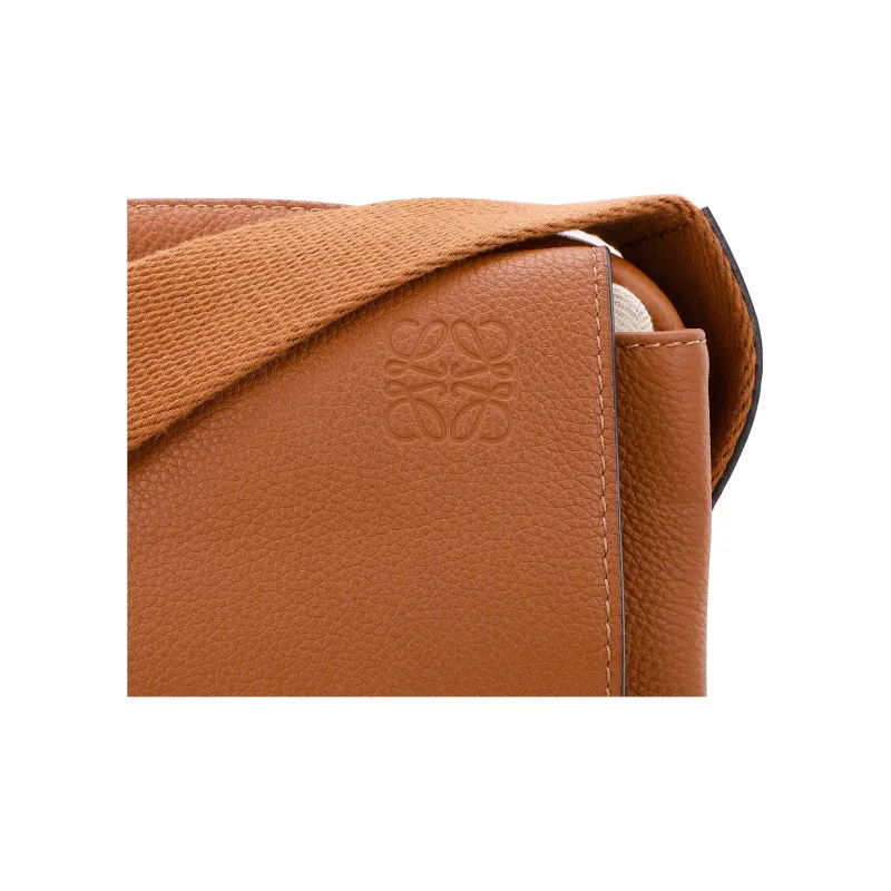 LOEWE Military Rolled Cow Leather Messenger Bag Shoulder Bag Crossbody Bag Extra Small Men's Tawny-8
