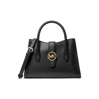 MICHAEL KORS Gabby Artificial Leather Shoulder Bag, Handbag Trumpets Women's Black