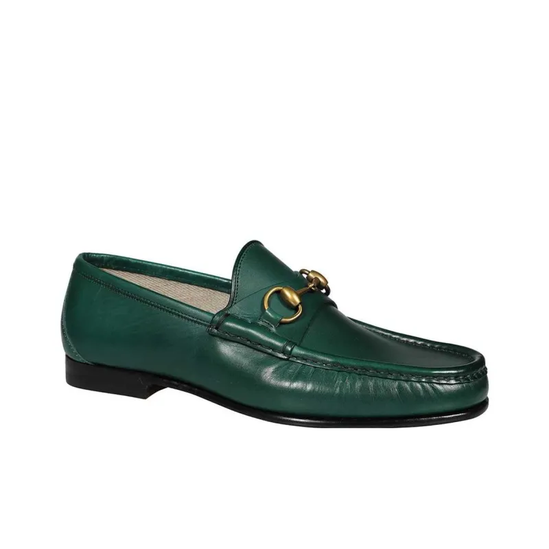GUCCI Horsebit 1953 Leather Loafers-2