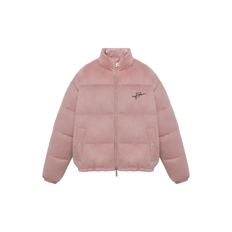 BJHG Vintage Writting Unisex Down Jacket-16