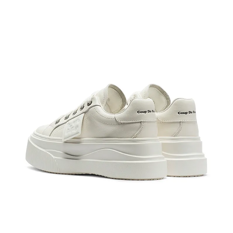 Coup De Foudre Height Increasing Low-Top Skateboard Shoes 6cm Women's-9