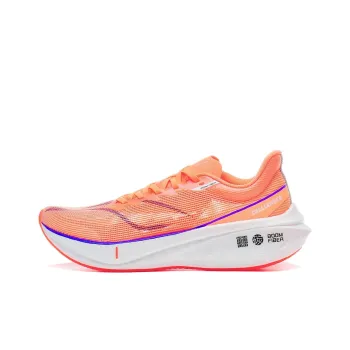 LiNing Feidian 3 Challenger Cushioning Wear Resistant Low Top Running Shoes Women's Standard White/Fluorescent Pink
