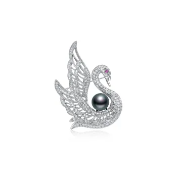 CLORIS YING Pearl Brooches Women's