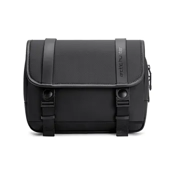 ARCTIC HUNTER Polyester One Shoulder Crossbody Camera Bag Camera Bag Small Size Unisex Black/Gray