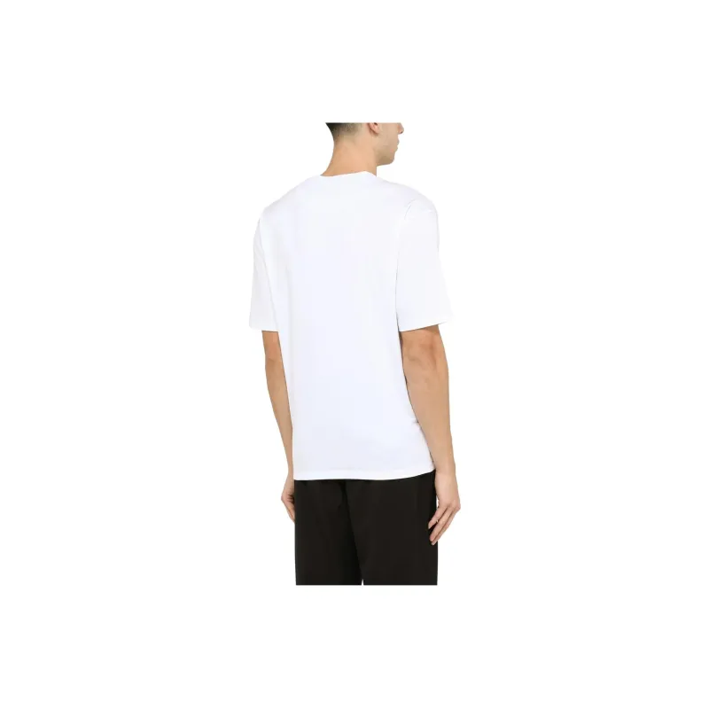 PRADA Logo Patch Crewneck T Shirt-1