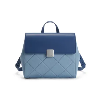 CHARLES&KEITH Denim Small CK Bag Backpack Double Shoulder Handbag Medium Size Women's Multicolor