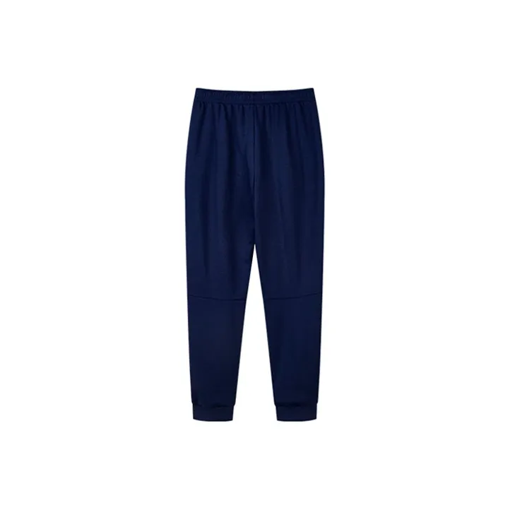 QIAODAN Knitted Sweatpants Men Black Man Blue-1