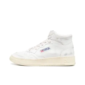 AUTRY Medalist High-Top Skateboard Shoes Women's White Vintage Version
