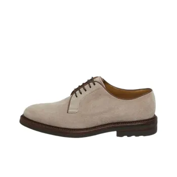 Brunello Cucinelli Round Toe Lace Up Derby Shoes