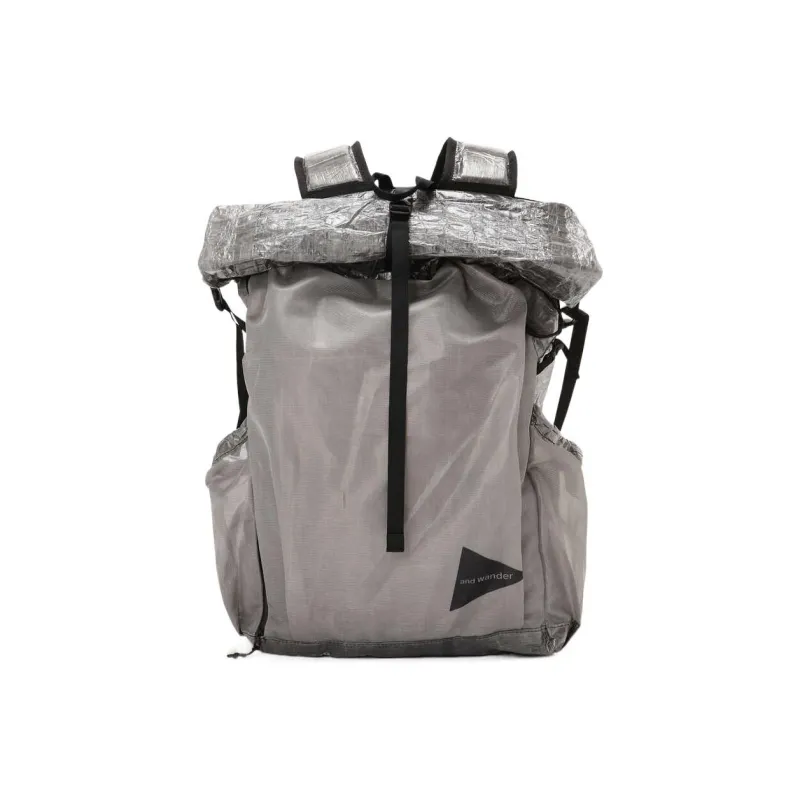 And Wander Polyester Backpack Regular Unisex Charcoal Gray-0
