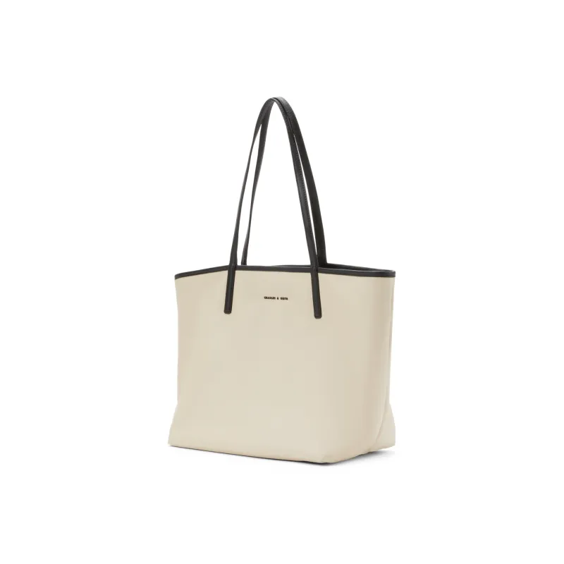 CHARLES&KEITH Fabric Charles & Keith Bag, Tote Bag, Shopping Bag, Shoulder Bag Women's Multicolor-10