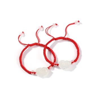 Yi Zhen Ge Chalcedony Jade Bracelets Unisex Chalcedony