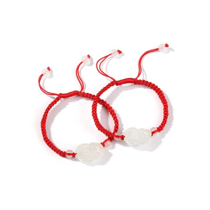 Yi Zhen Ge Chalcedony Jade Bracelets Unisex Chalcedony-6