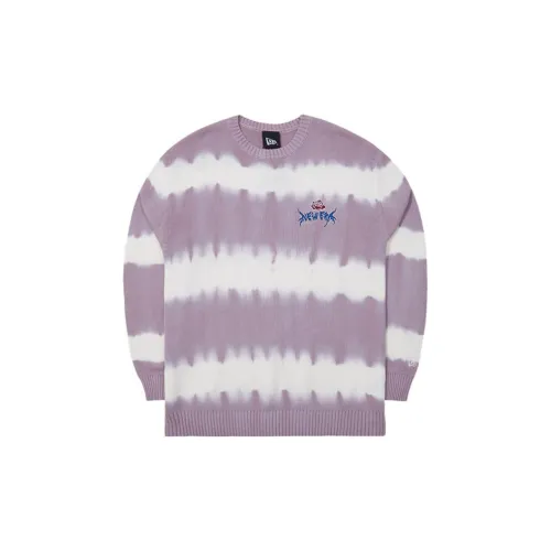 New Era Sweaters Women's Purple Tie-Dye