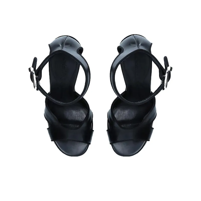 Alexander McQueen Butterfly Strap Platform Sandals Women's-3