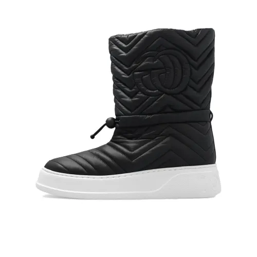 GUCCI Logo-quilted Chunky Boots