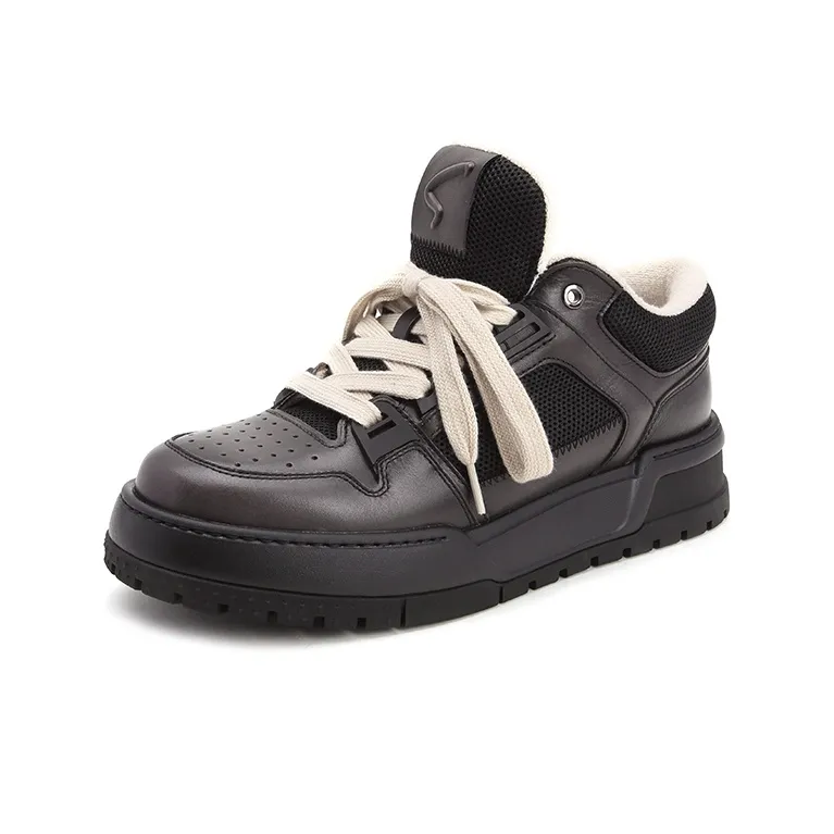 Satchi Low-Top Casual Shoes Men's Gray 4CM-1