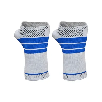 NAILEKESI Wristbands Breathable Warm Premium Gray Spandex Nylon Professional Protective
